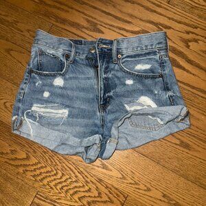 Aeropostale Jean Shorts Mom Short Size 4